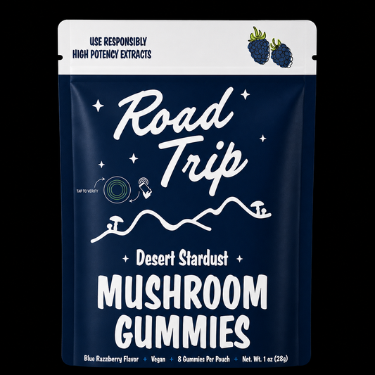 Desert Stardust Mushroom Gummies - Blue Raspberry