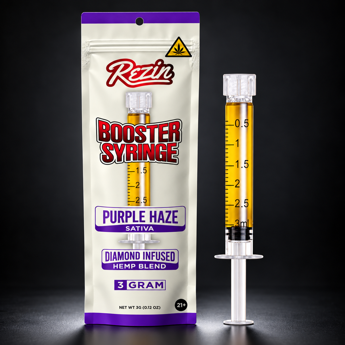 Rezin Booster Purple Haze Sativa 3G