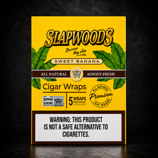 Slapwoods Cigar Wraps Sweet Banana
