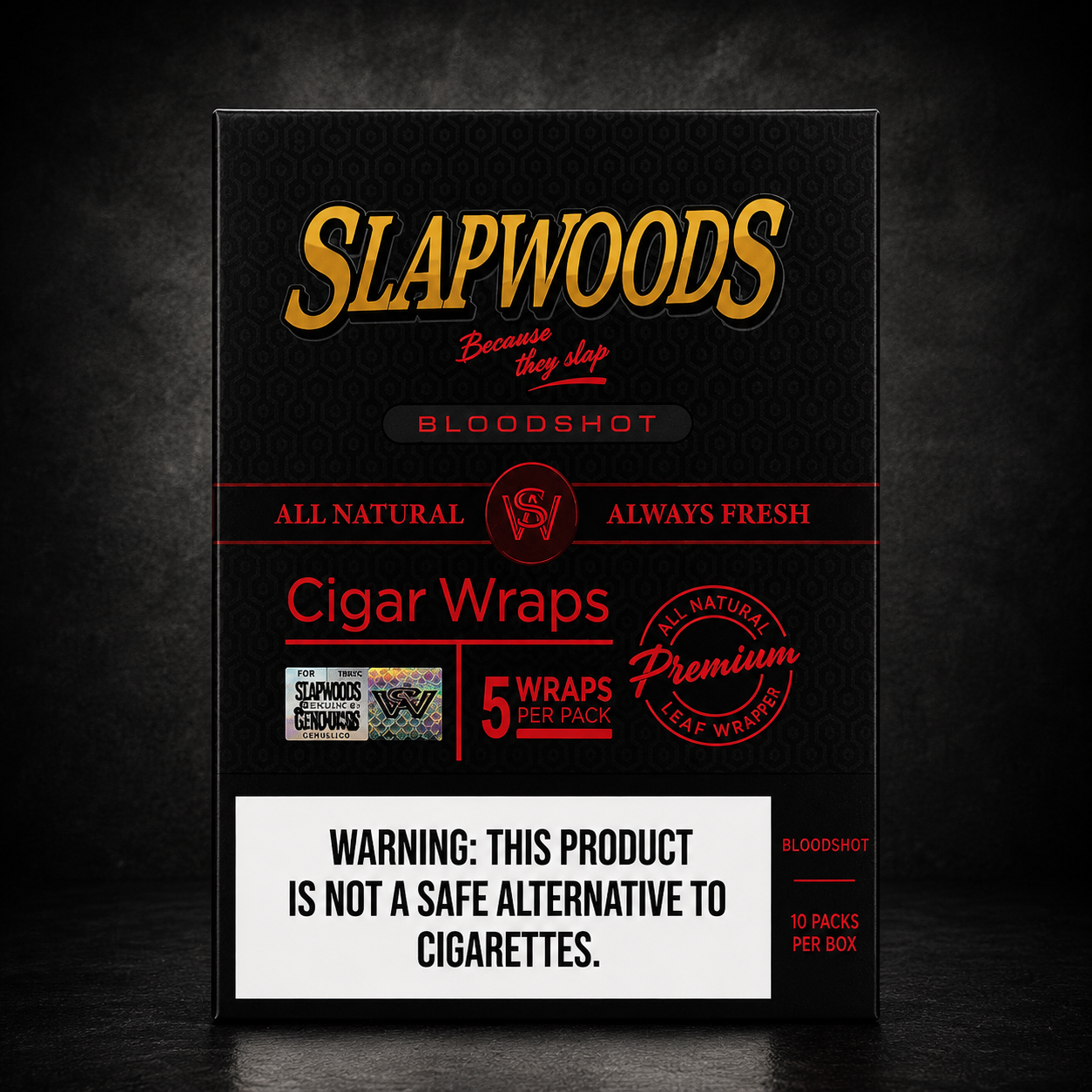 Slapwoods Cigar Wraps Bloodshot