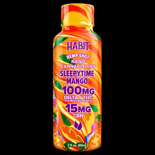 Habit Sleepytime Mango Delta-9 THC Hemp Shot 100mg