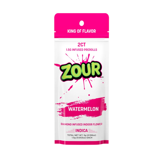 ZOUR Watermelon Diamond Infused Prerolls