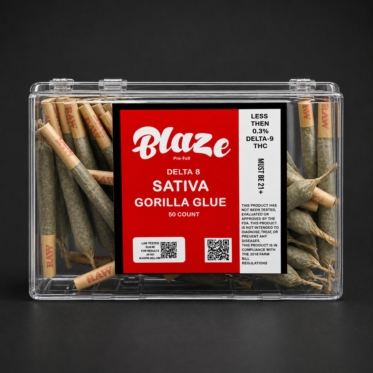 BLAZE GORILLA GLUE SATIVA THCA 1CT