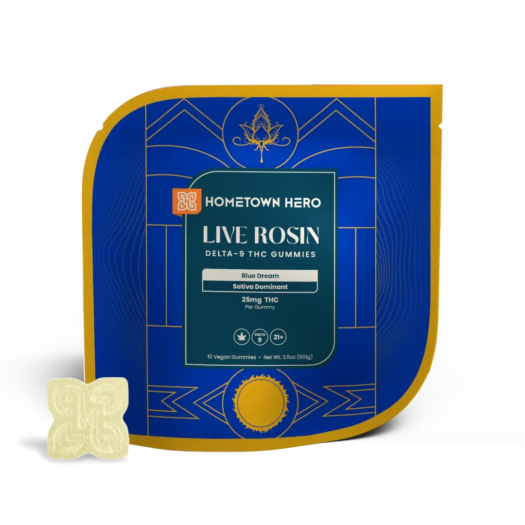 Blue Dream - Delta 9 Live Rosin Gummies