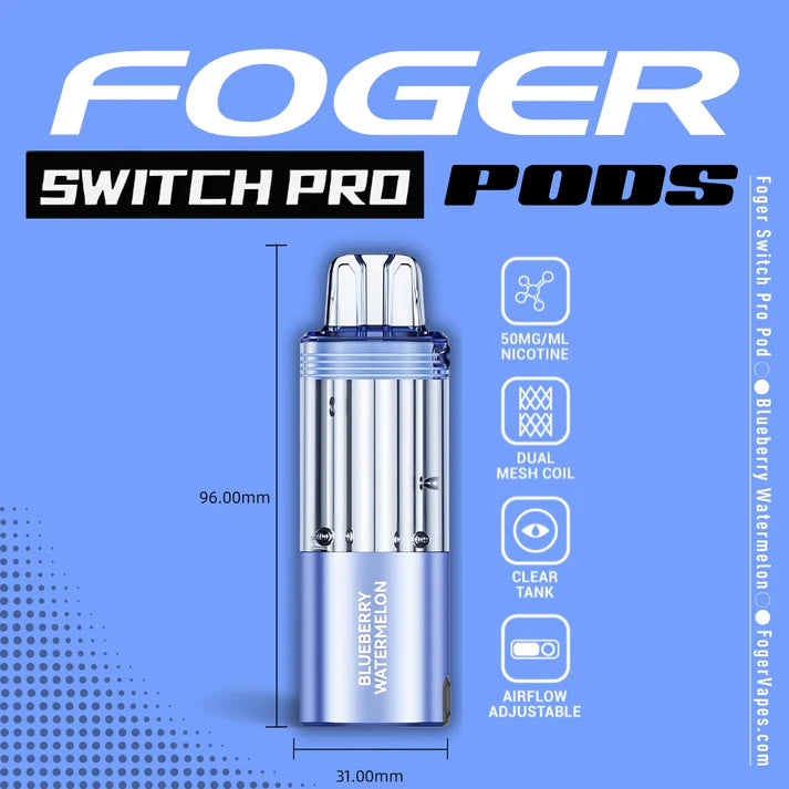 Foger Switch Pro Pod | 30K Puffs - Blueberry Watermelon