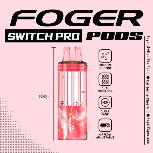 Foger Switch Pro Pod | 30K Puffs - California Cherry