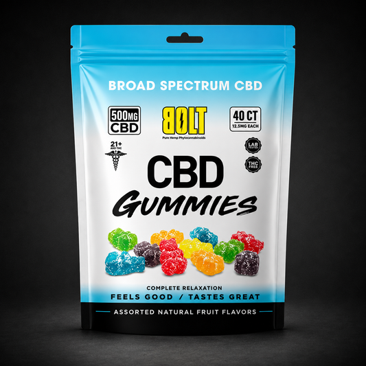BOLT CBD Gummy Bag - 500mg 40 Count