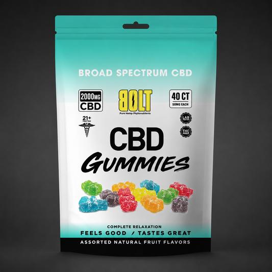 BOLT CBD Gummy Bag - 2000mg 40 Count