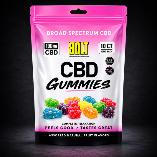 BOLT CBD Gummy Bag - 100mg 10 Count