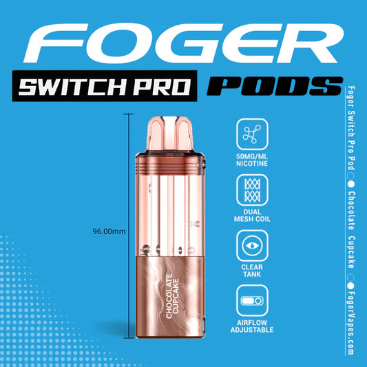 Foger Switch Pro Pod | 30K Puffs - Chocolate Cupcake