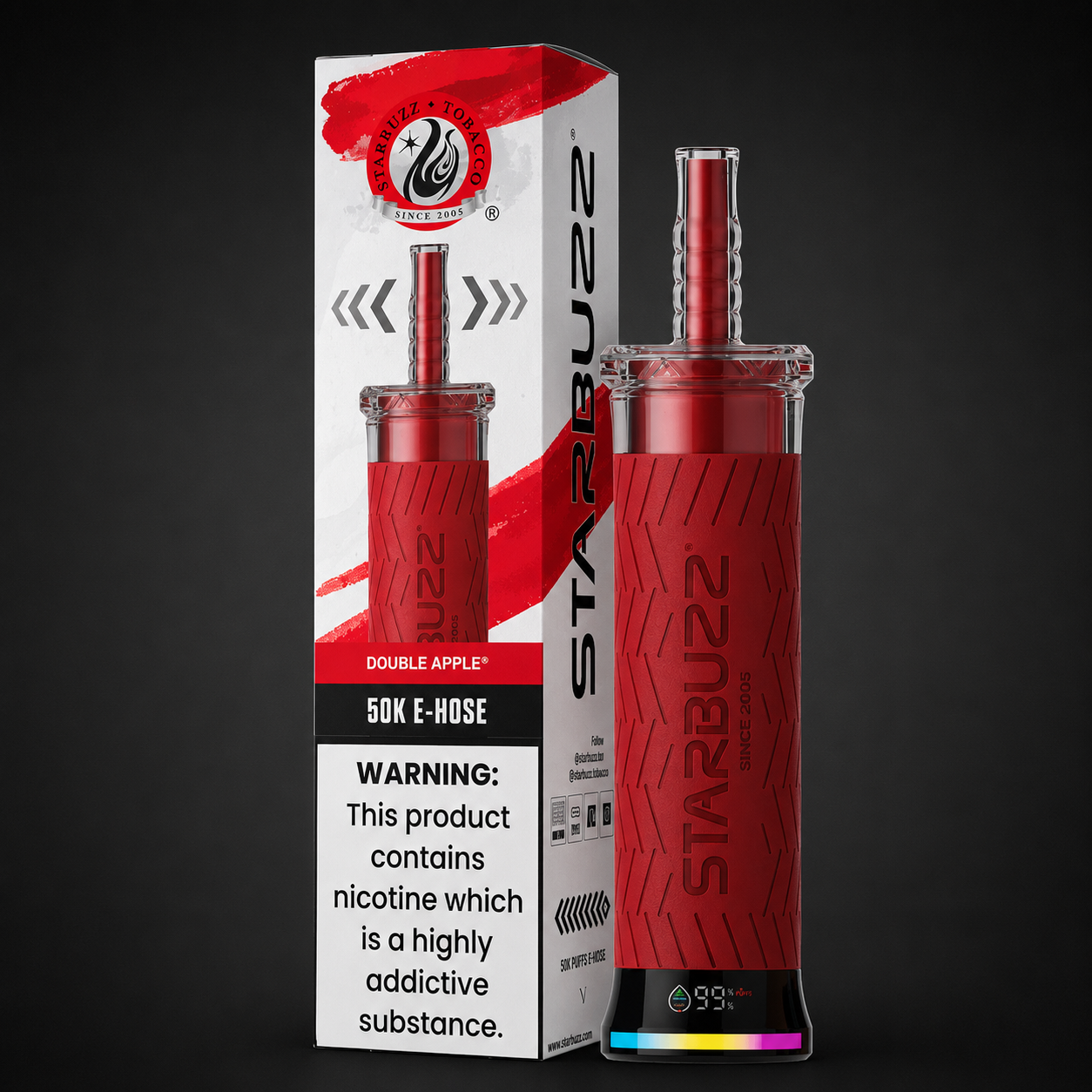Starbuzz 50K E-Hose - Double Apple