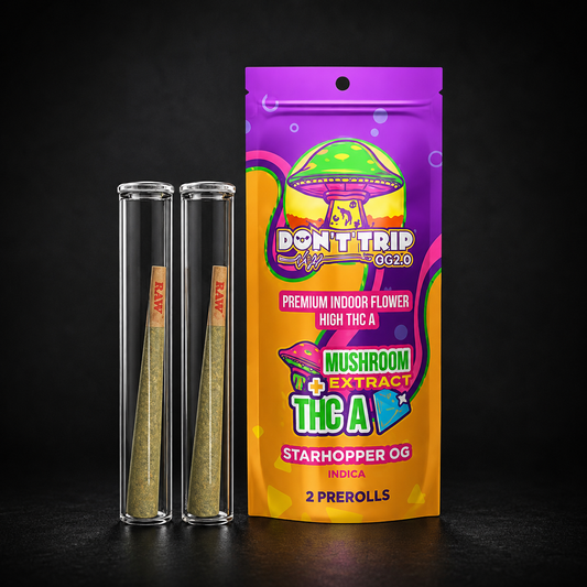 DOZO DON'T TRIP MUSHROOM EXTRACT + THCA 3G (STARHOPPER OG)