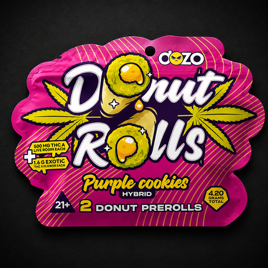 DOZO DONUT PRE-ROLLS PURPLE COOKIES (HYBRID)