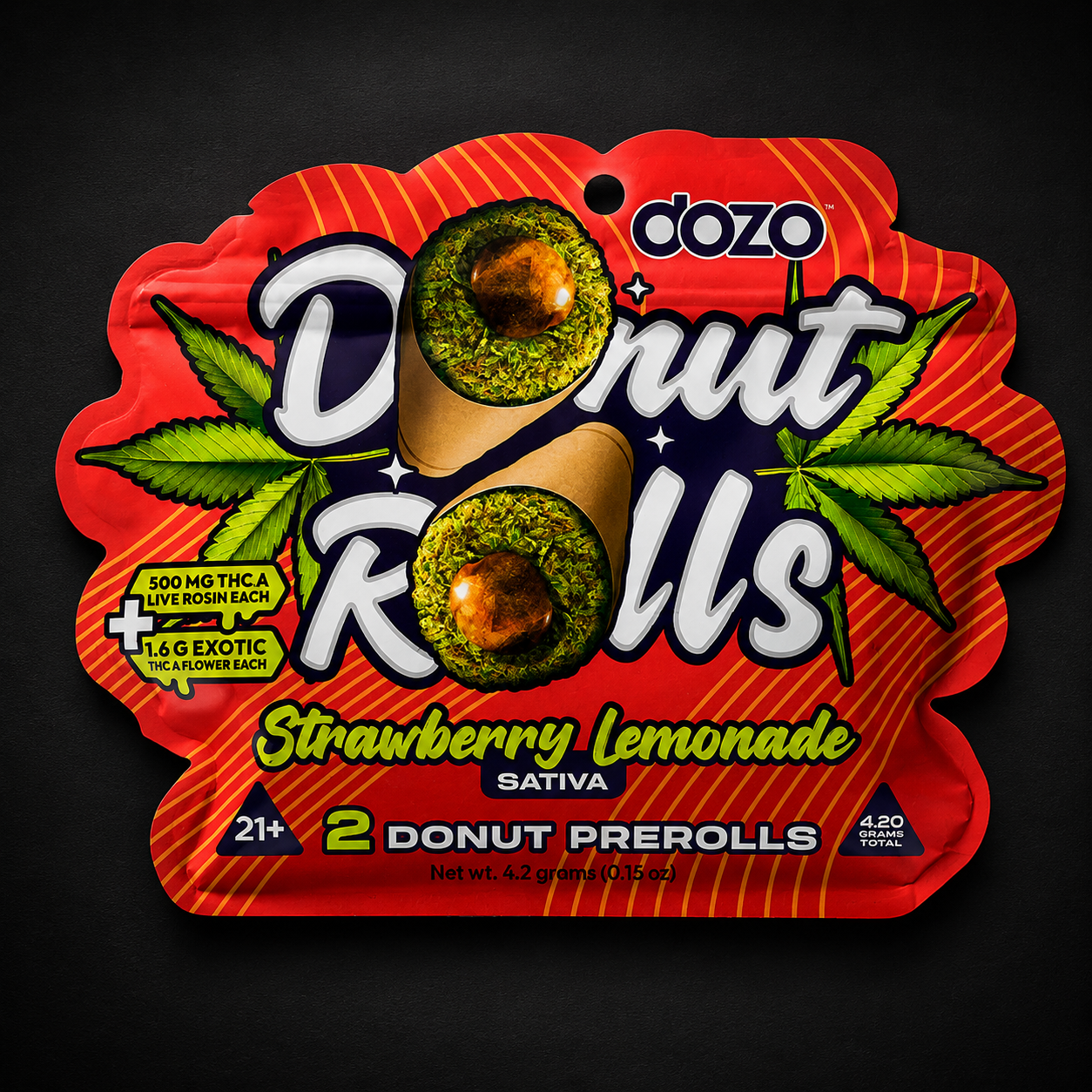 DOZO DONUT PRE-ROLLS STRAWBERRY LEMONADE (SATIVA)