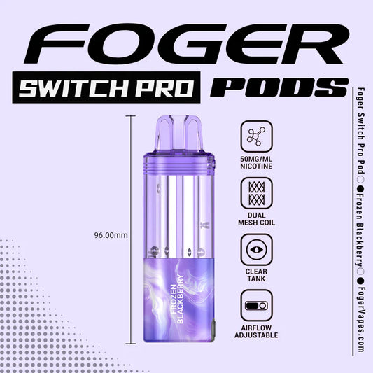 Foger Switch Pro Pod | 30K Puffs - Frozen Blackberry