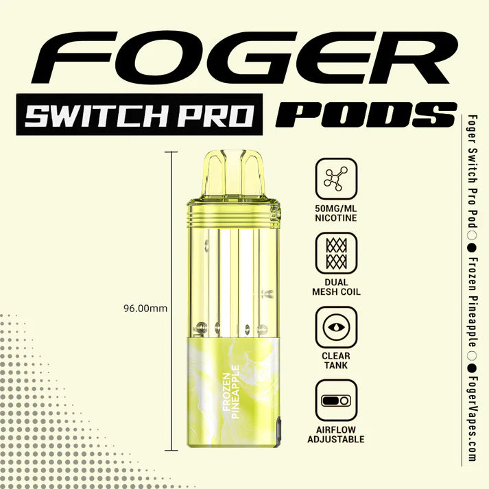 Foger Switch Pro Pod | 30K Puffs - Frozen Pineapple