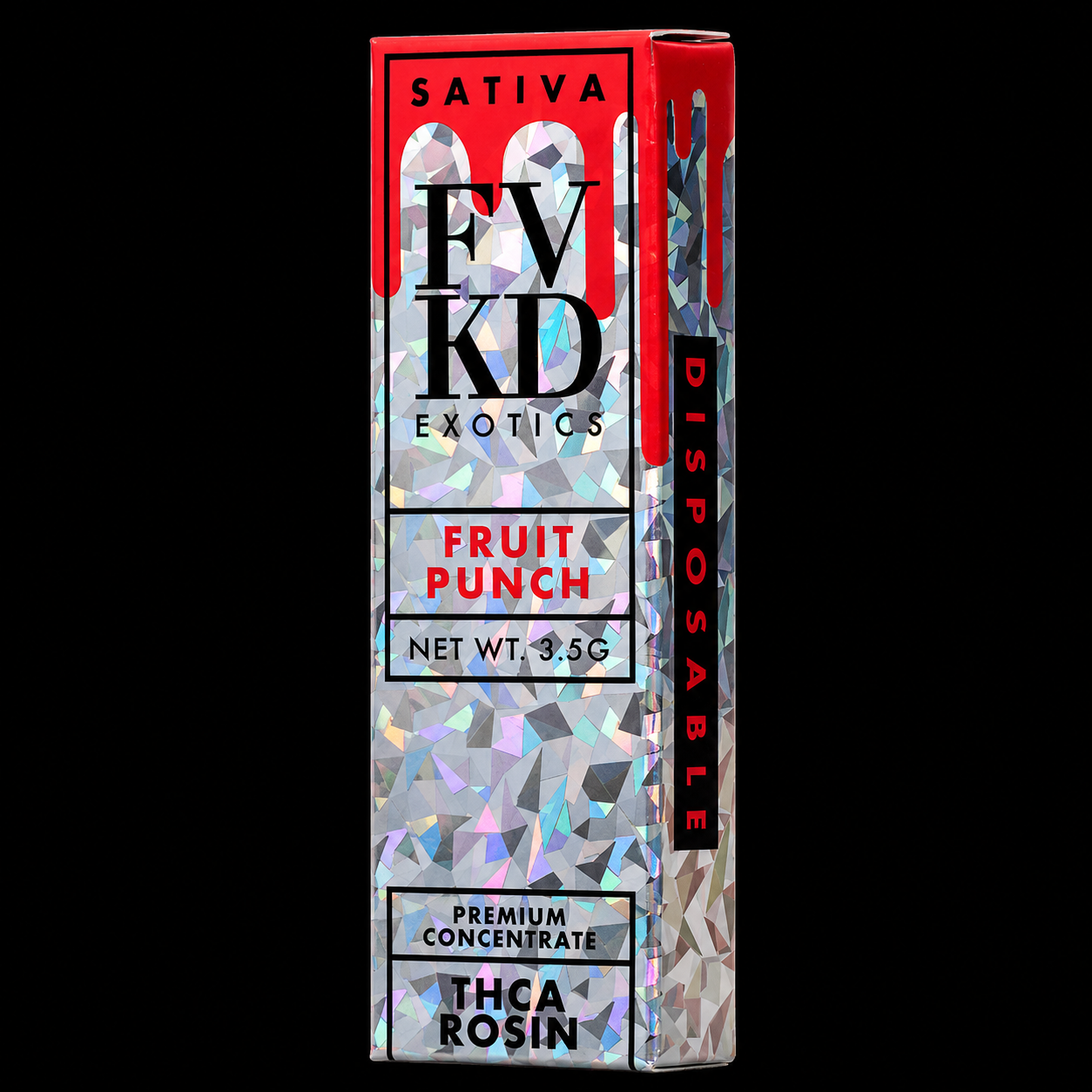 FVKD Live Rosin THCa Syringe 3.5G - Fruit Punch (Sativa)