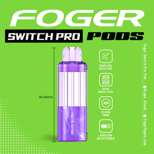 Foger Switch Pro Pod | 30K Puffs - Grape Slush