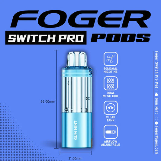Foger Switch Pro Pod | 30K Puffs - Gum Mint