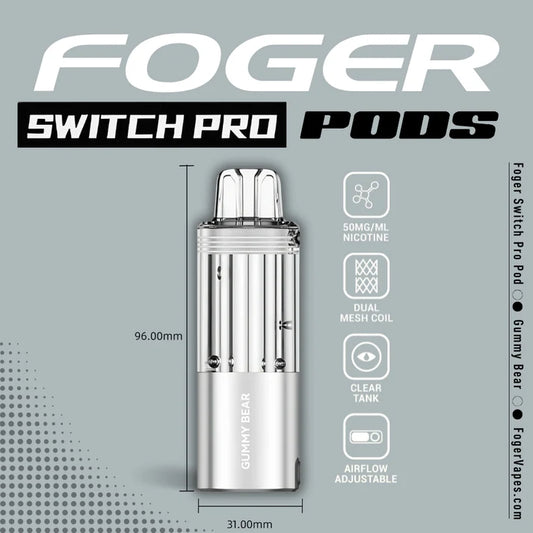 Foger Switch Pro Pod | 30K Puffs - Gummy Bear
