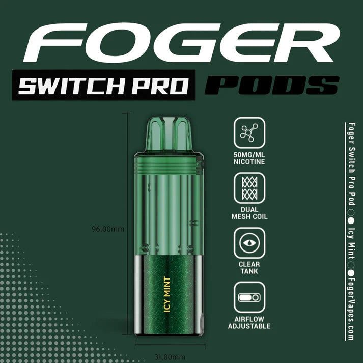 Foger Switch Pro Pod | 30K Puffs - Icy Mint