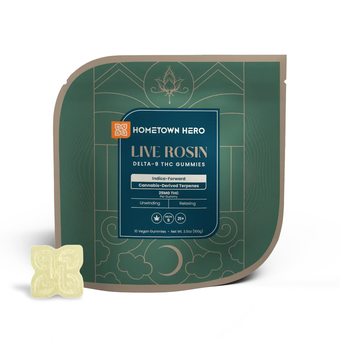 Indica - Delta 9 Live Rosin Absolute Gummies
