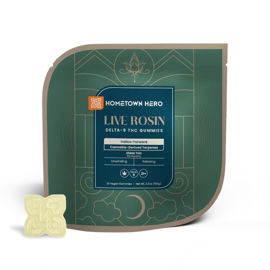 Indica - Delta 9 Live Rosin Absolute Gummies