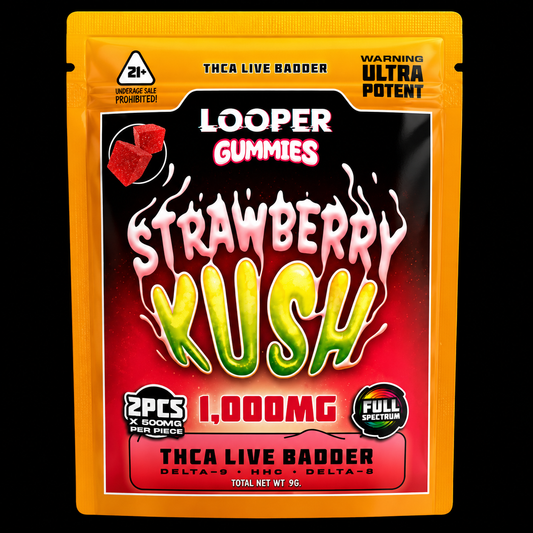 LOOPER THCA Gummies 1000mg - 2PC