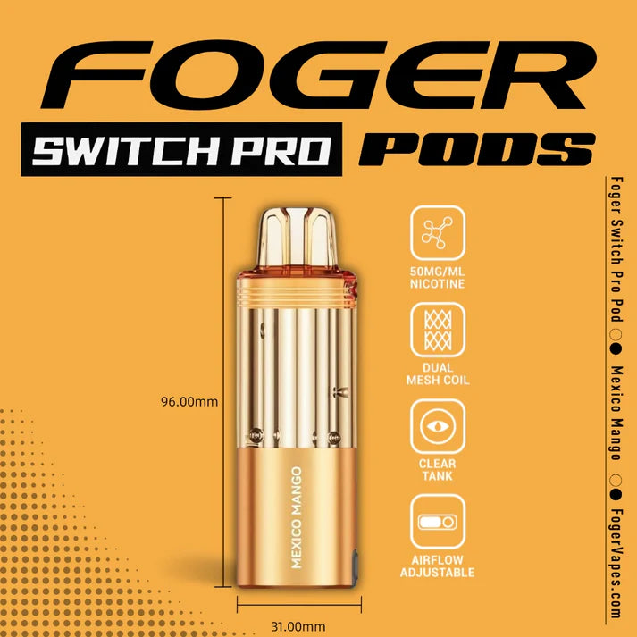Foger Switch Pro Pod | 30K Puffs - Mexico Mango