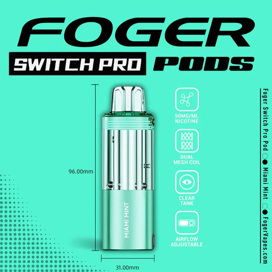 Foger Switch Pro Pod | 30K Puffs - Miami Mint