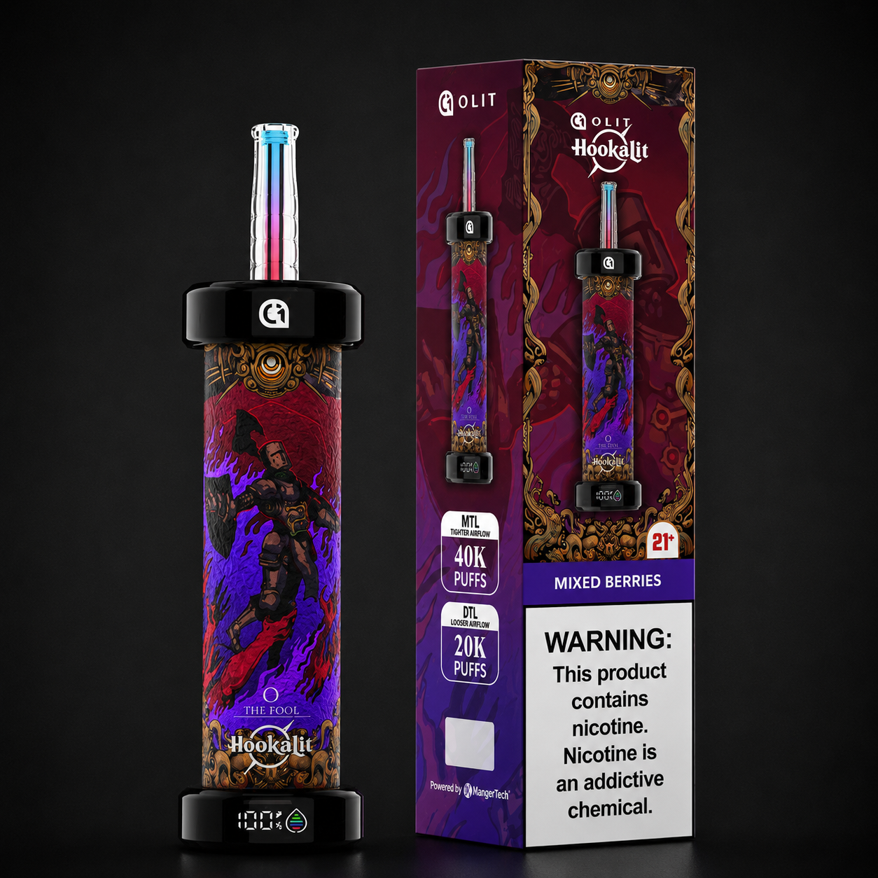 Olit Hookalit 40K Puffs Mixed Berries