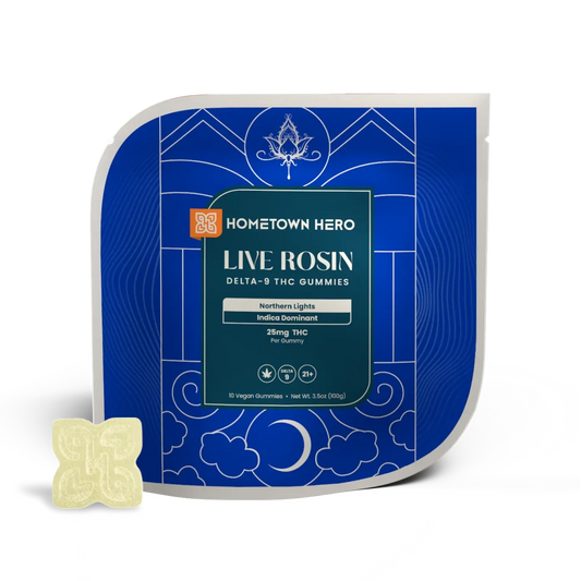 Northern Lights - Delta 9 Live Rosin Gummies