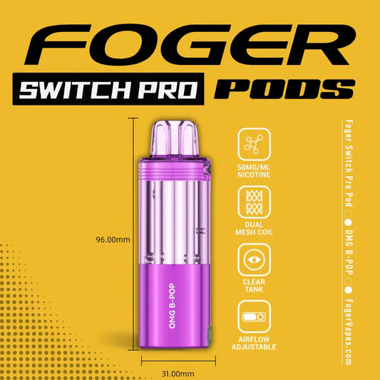 Foger Switch Pro Pod | 30K Puffs - OMG-B-POP