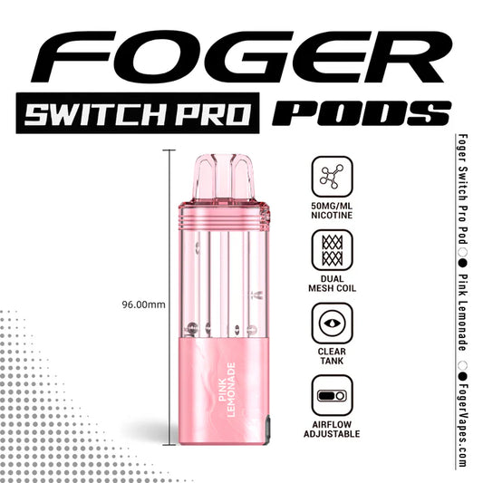 Foger Switch Pro Pod | 30K Puffs - Pink Lemonade