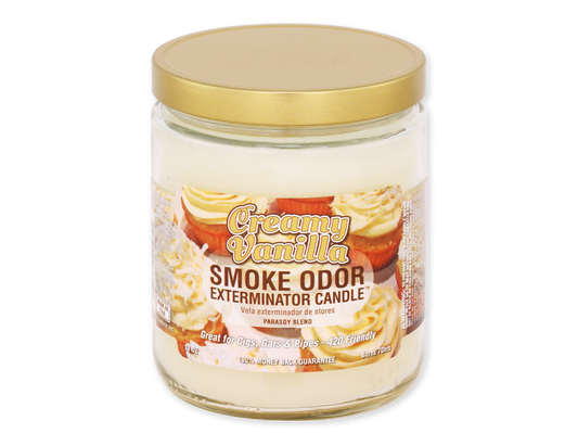 Smoke Odor Creamy Vanilla Candle
