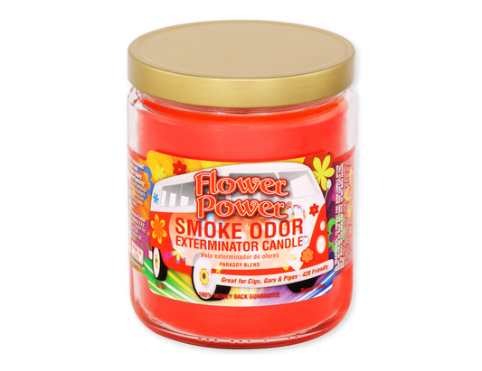 Smoke Odor Flower Power Candle
