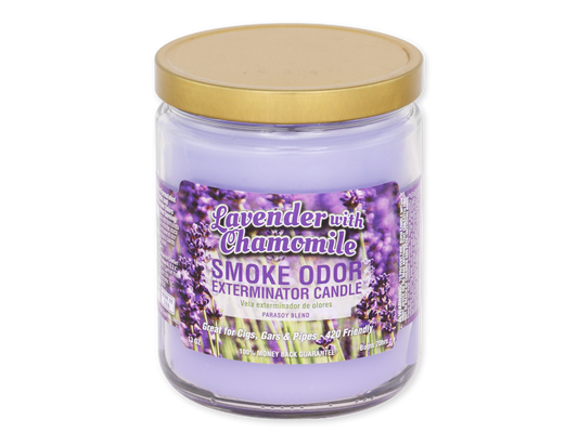 Smoke Odor Lavender with Chamomile Candle
