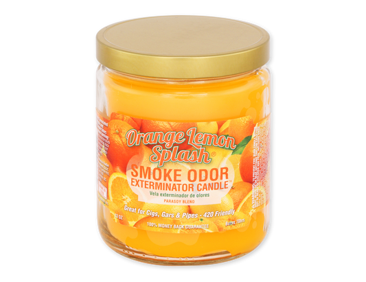 Smoke Odor Orange Lemon Splash Candle
