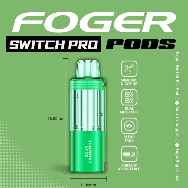 Foger Switch Pro Pod | 30K Puffs - Sour Cranapple