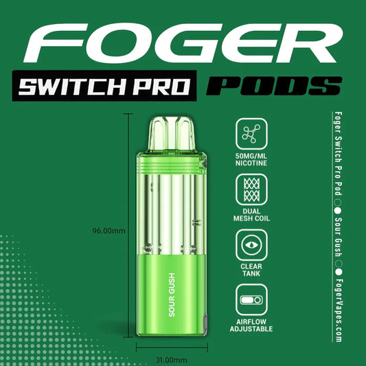 Foger Switch Pro Pod | 30K Puffs - Sour Gush