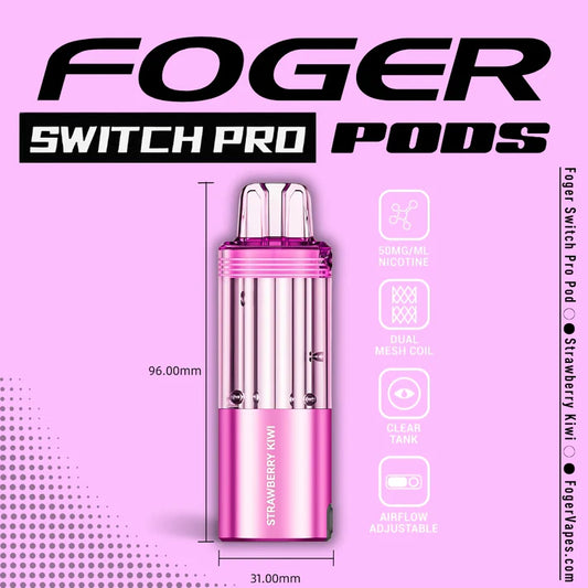 Foger Switch Pro Pod | 30K Puffs - Strawberry Kiwi