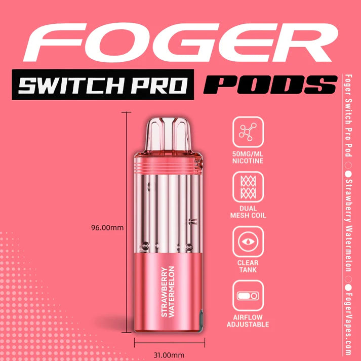 Foger Switch Pro Pod | 30K Puffs - Strawberry Watermelon