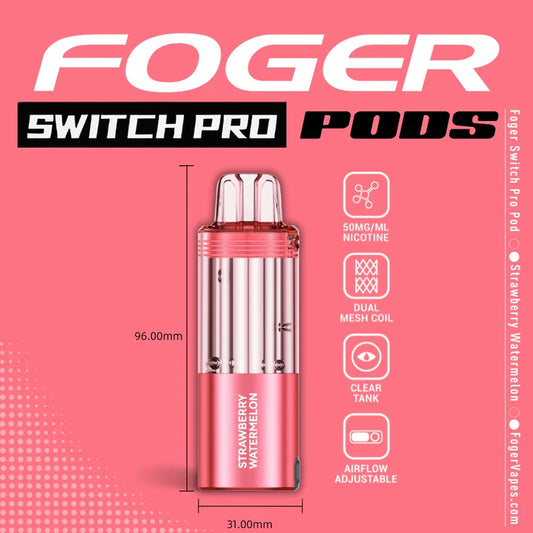 Foger Switch Pro Pod | 30K Puffs - Strawberry Watermelon