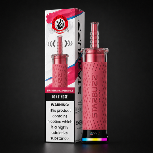 Starbuzz 50K E-Hose Strawberry Raspberry Ice