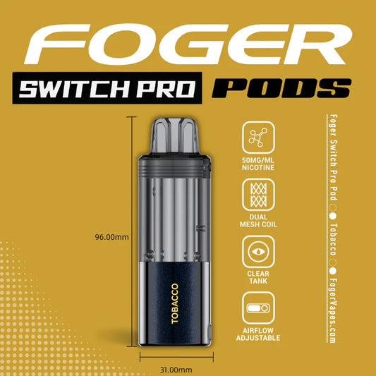 Foger Switch Pro Pod | 30K Puffs - Tobacco