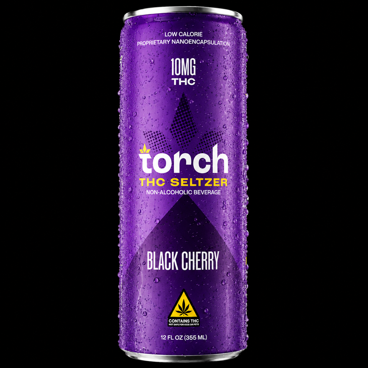 Black Cherry Seltzer D9 THC Seltzer