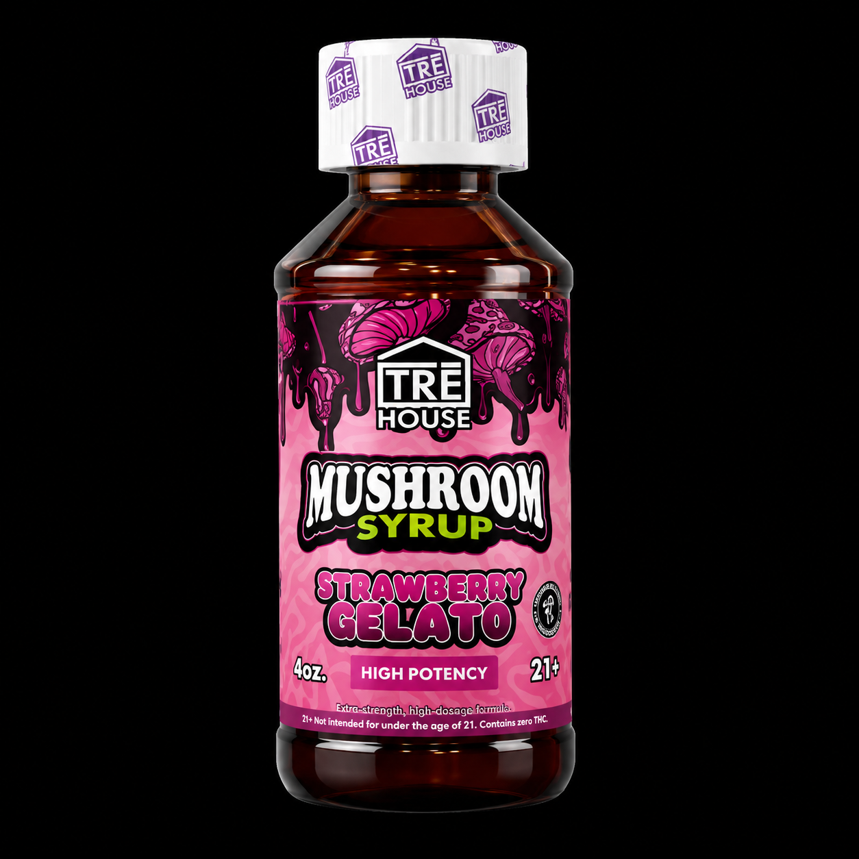 TRE HOUSE Strawberry Gelato Mushroom Syrup